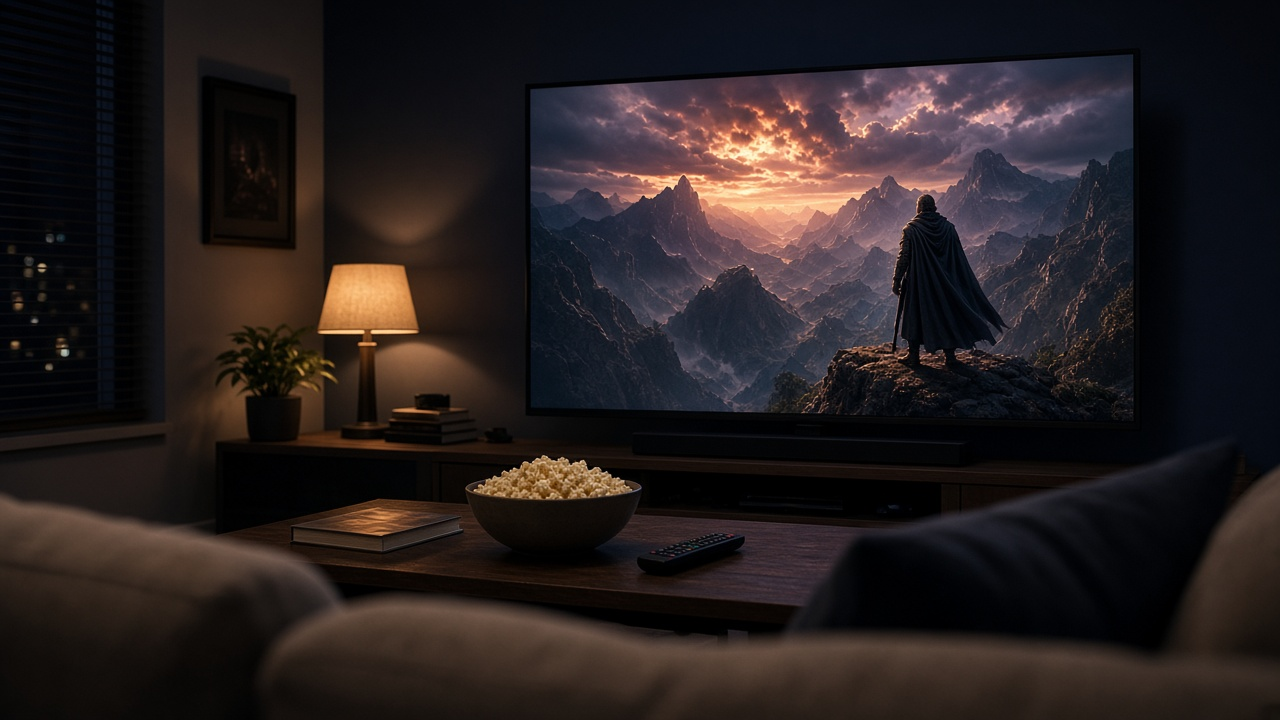 Cinema atmosphere for films and series